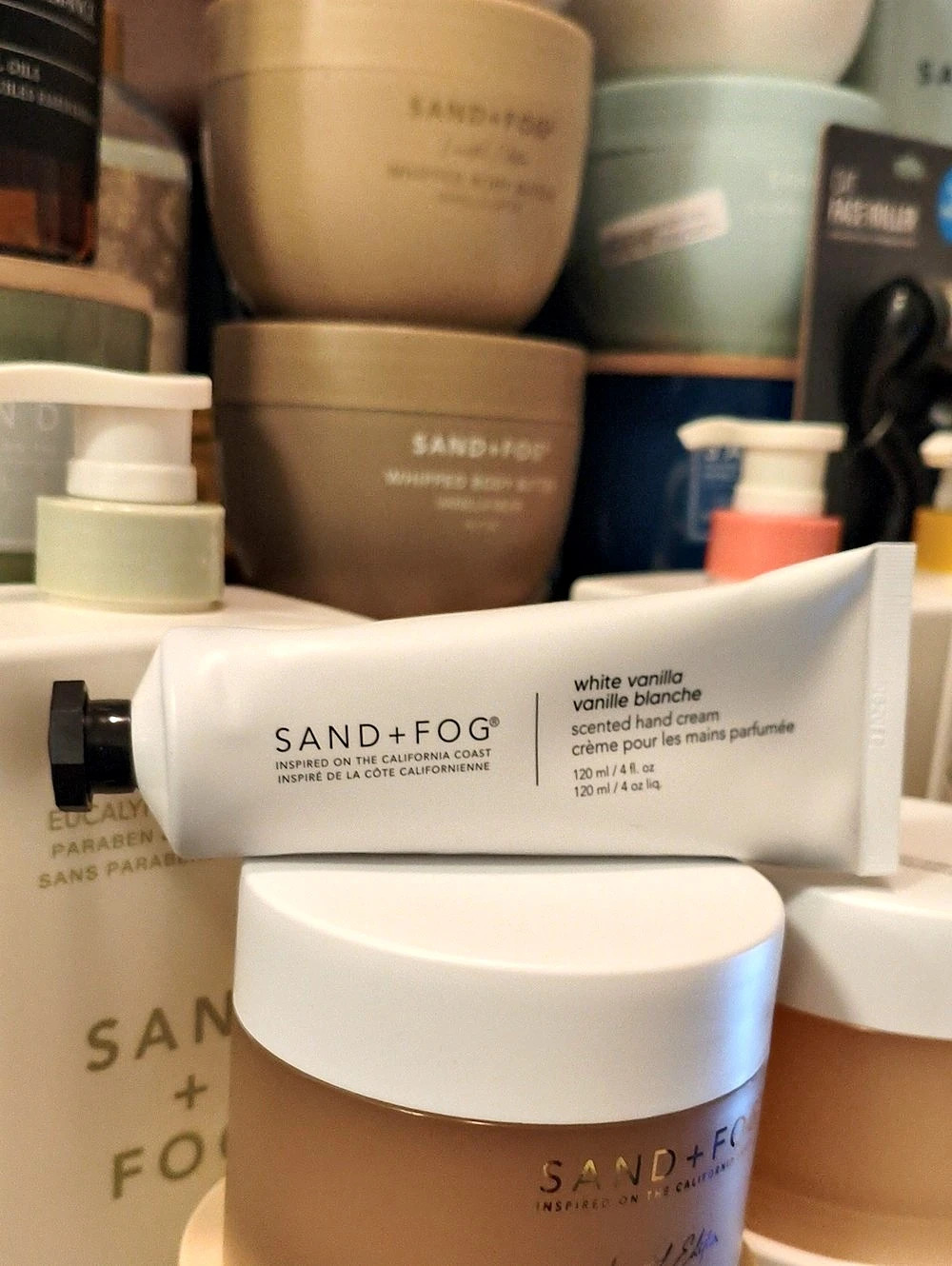 SAND + FOG White Vanilla Scented Hand Cream Hand Cream NWT